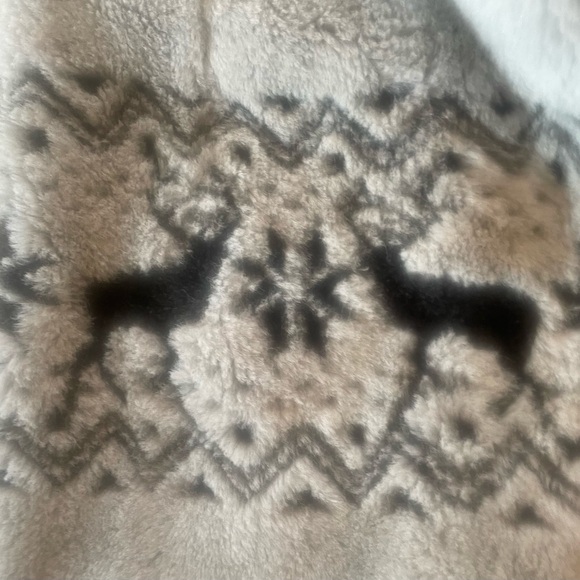 🦌HP🦌Deer Motif Fleece Coat - Picture 3 of 7